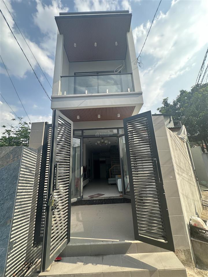 Bán nhà 1 trệt 1 lầu ( dt sổ  60m2 ) sổ hoàn công , ngay chợ tân vạn , gần cầu đồng nai ,aeon mall