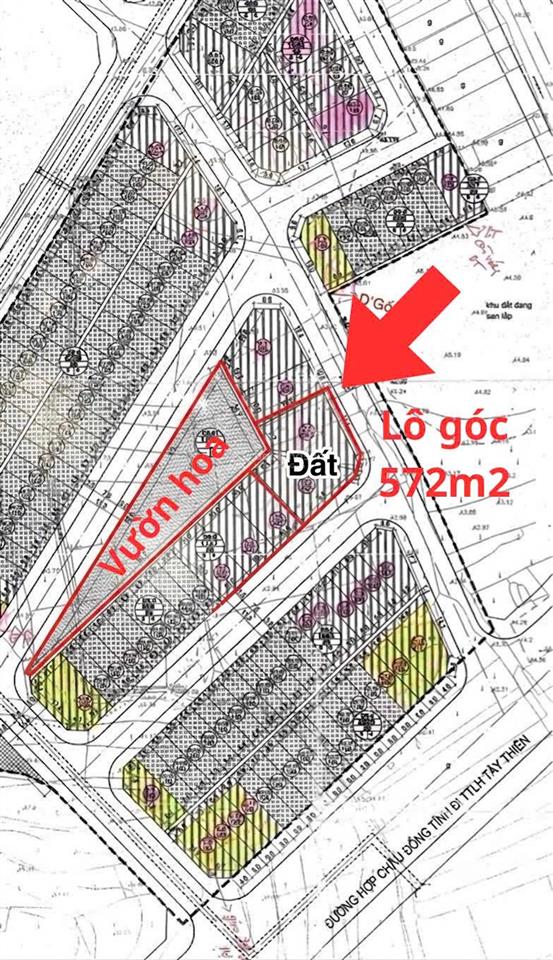 Siêu phẩm lô góc 3 mặt tiền 42m, tây thiên đại đình tam đảo vĩnh phúc