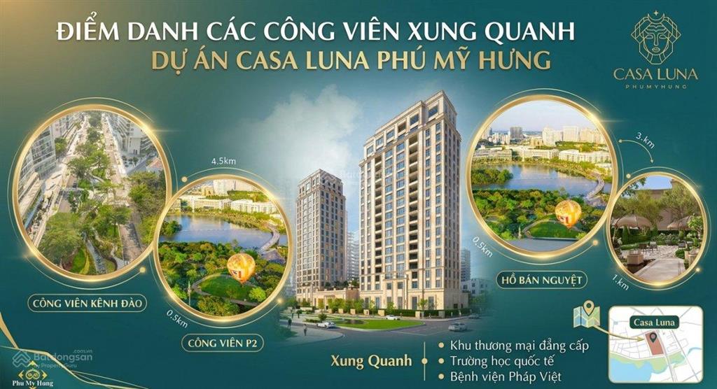 Sắp mở bán casa luna phú mỹ hưng  sky villa siêu sang trung tâm hồ bán nguyệt