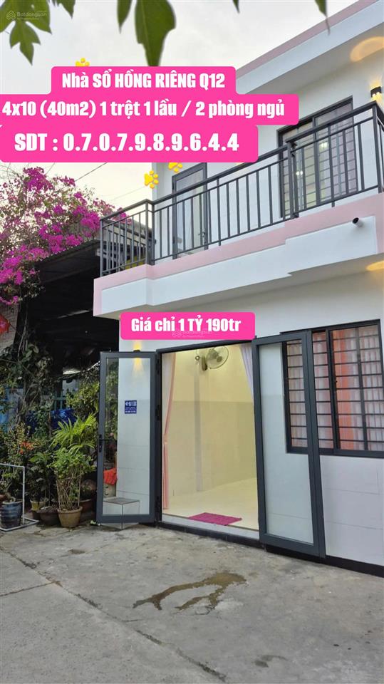 Bán căn nhà shr giá 1 tỷ 190 triệu ngay bệnh viện trung mỹ tây q12