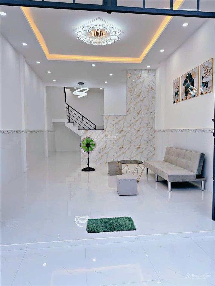 Bán nhà mới 4,5 x12m 1 trệt 1 lầu 2 pn 2wc tại đường bà cả, xã đa phước bình chánh giá rẻ 1,55 tỉ