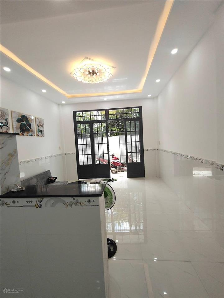 Bán nhà mới 4,5 x12m 1 trệt 1 lầu 2 pn 2wc tại đường bà cả, xã đa phước bình chánh giá rẻ 1,55 tỉ