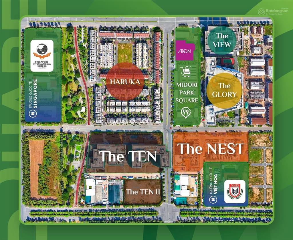 Bán nhà phố uni complex tp. mới giá chỉ từ 5,6 tỷ/căn, đất 95102m, sàn 265m (1 trệt 2 lầu)