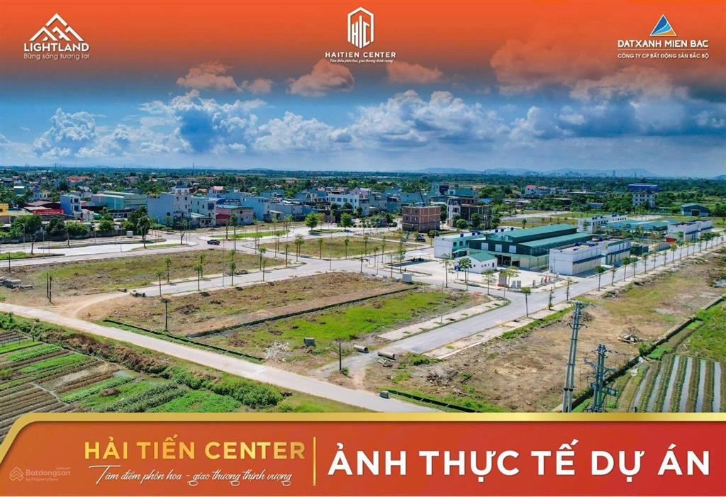 Bán nhanh lô đất lightland hải tiến vị trí đẹp, sổ đỏ sẵn