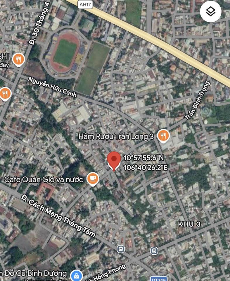 Đất diện tích cực lớn hơn 3000m2 tại trung tâm thủ dầu một, ngay đại lộ 13