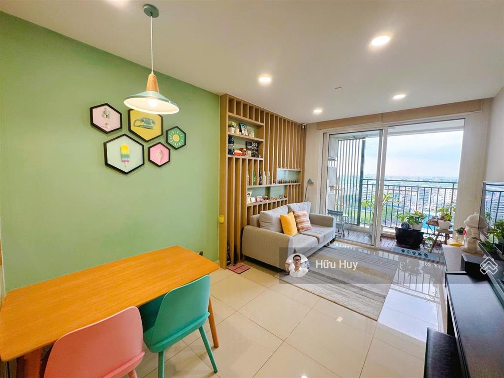 Cho thuê 2pn 2wc 75m2 chung cư golden mansion phú nhuận, nhà đẹp full nt, giá 17tr cạnh sân bay tsn