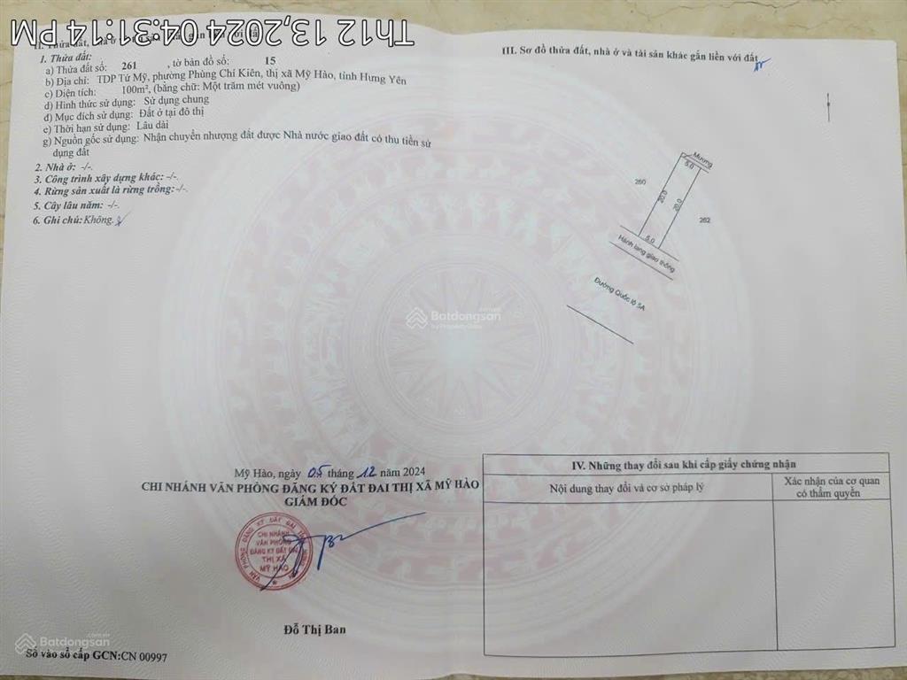 Cơ hội đầu tư trục huyết mạch hà nội hải phòng  100m²  sổ đỏ