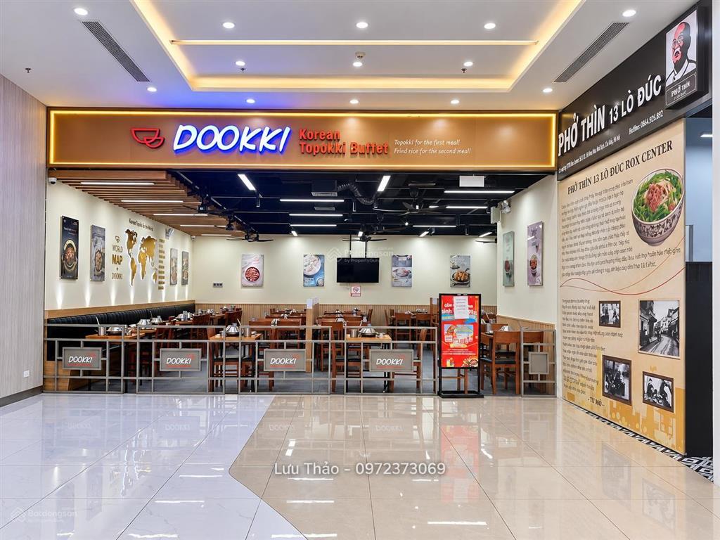 Bán nhanh mặt bằng kinh doanh tttm rox tower goldmark city.  0936 253 *** xem mặt bằng