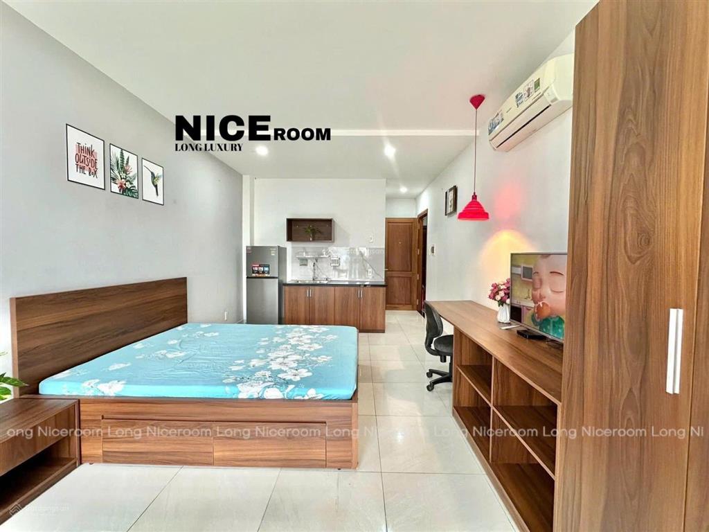 Studio ban công máy giặt riêng dành cho khách yêu thích sự yên tĩnh văn minh