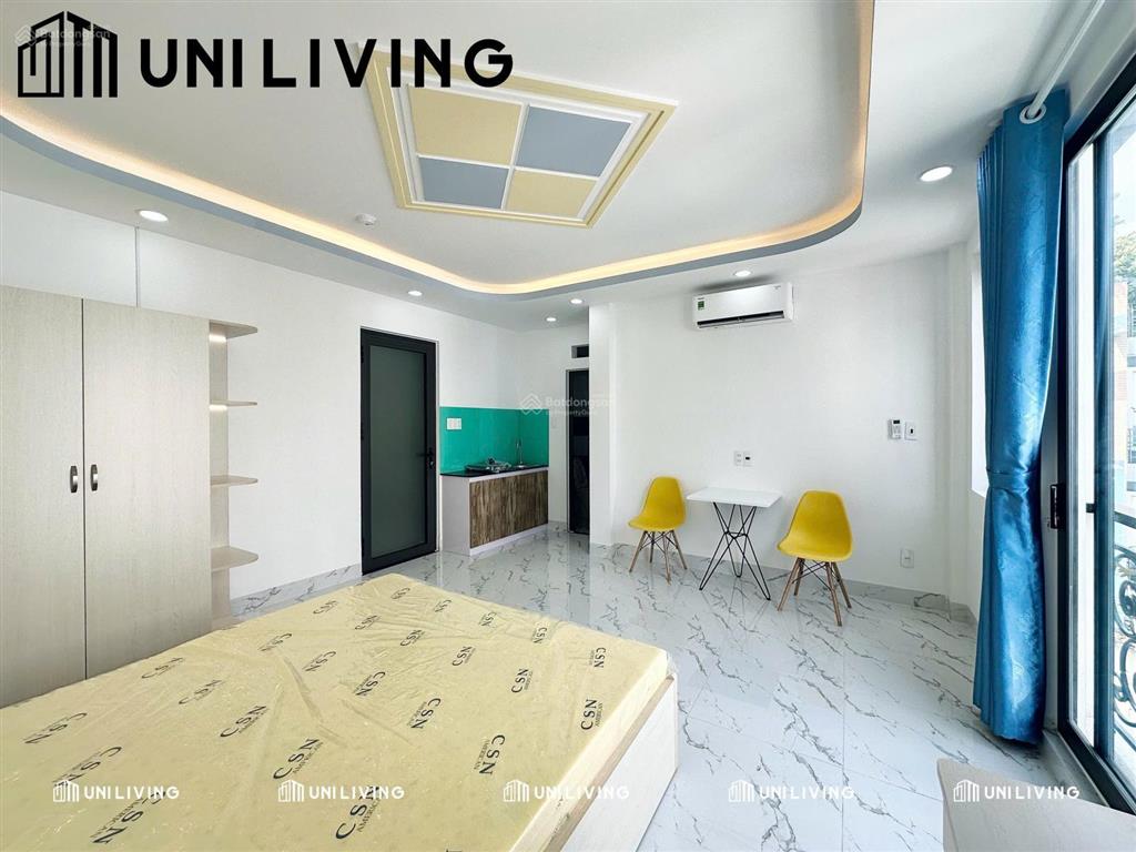 Studio ban công full nội thất mới gần trường văn lang cs2  phan văn trị
