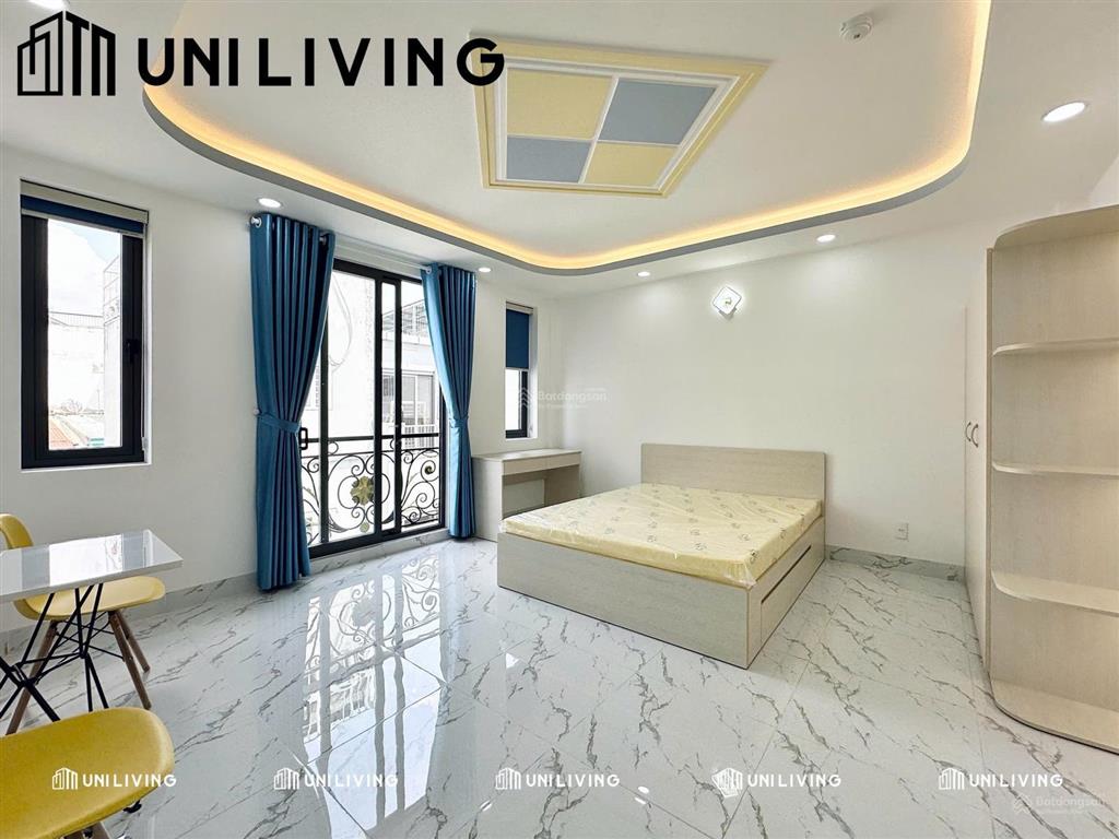 Studio ban công full nội thất mới gần trường văn lang cs2  phan văn trị