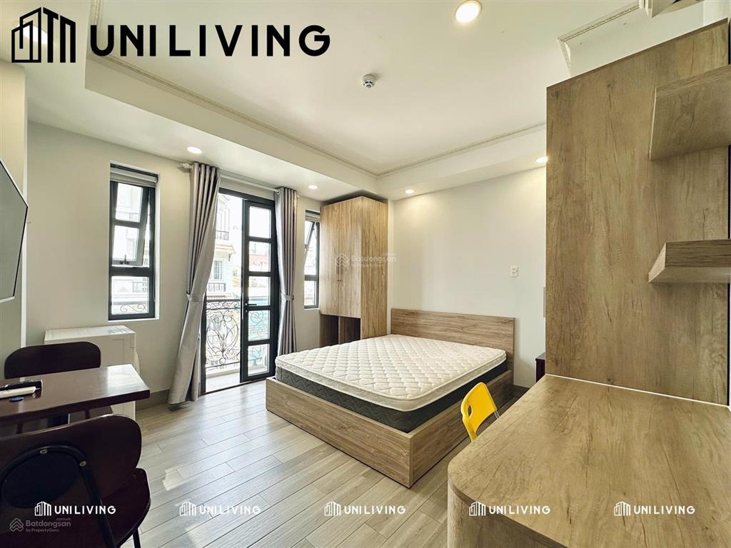 Studio ban công nội thất cao cấp  gần trường hutech, ngoại thương, gtvt,... cuối nguyễn gia trí