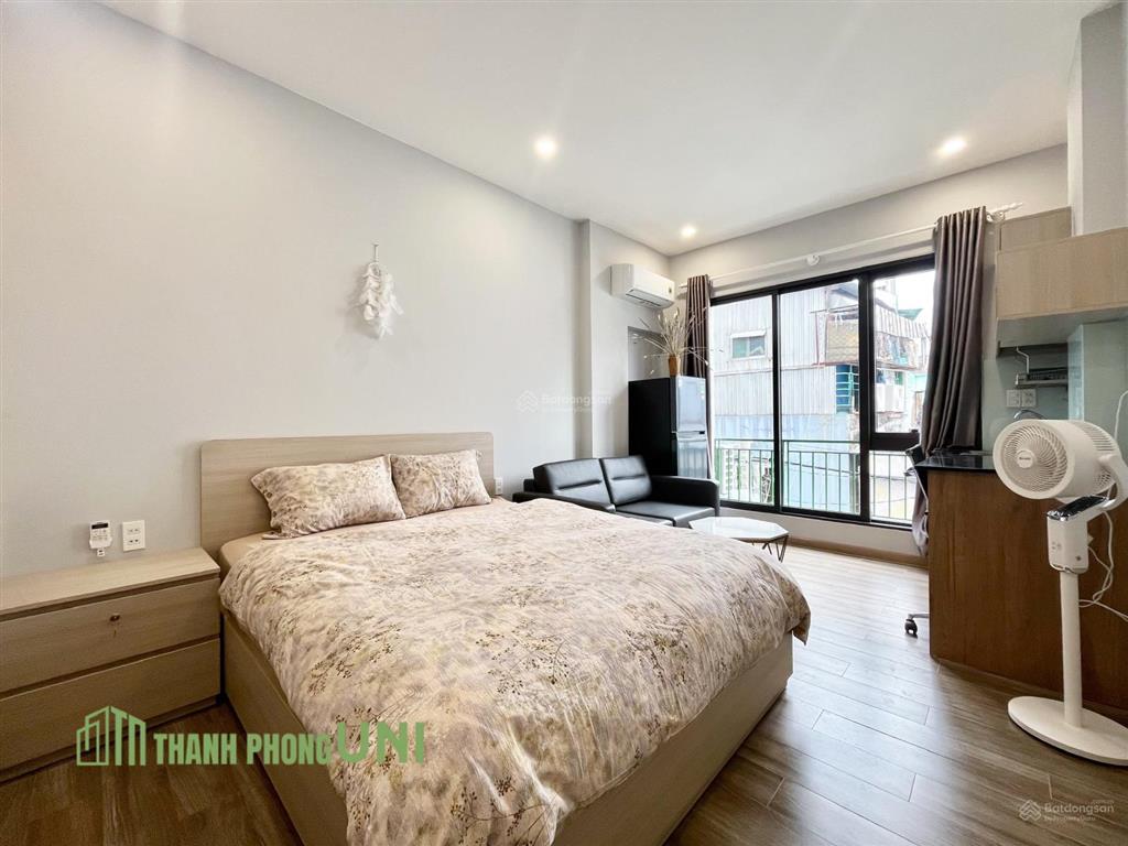 Cho thuê căn hộ 28m² phan văn hân ban công, nhà mới 9 triệu/tháng