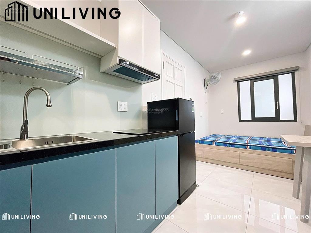 Studio cửa sổ giếng trời, full nội thất, nhà siêu sạch sẽ  gần chợ cây quéo