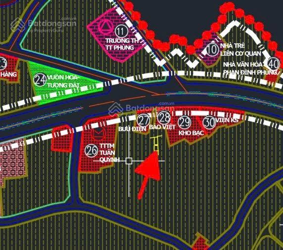 Bán 90m2 đất thị trấn phùng, sát đường 32, siêu đẹp, ô tô tránh, giá chỉ 6,6 tỷ