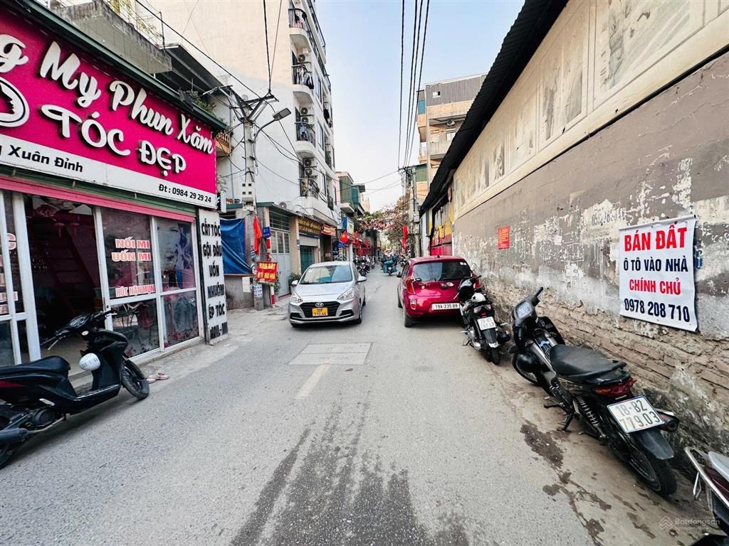 Bán đất xuân đỉnh  62m2  mặt tiền 4m  15m ra mặt phố  xây toà nhà dòng tiền tuyệt vời