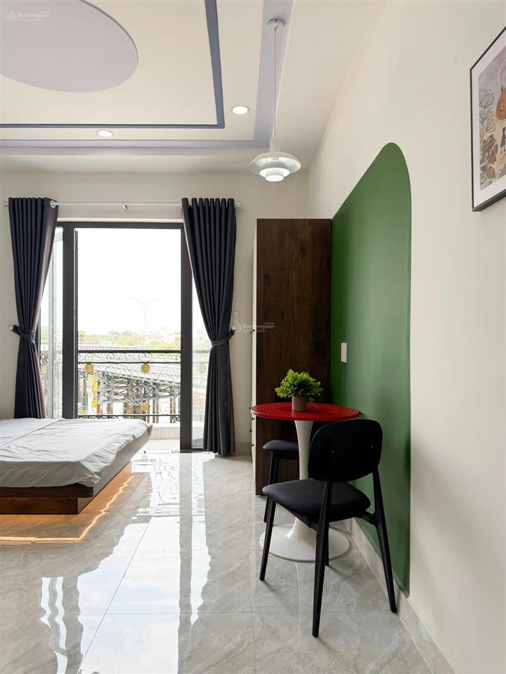 Khai trương căn hộ studio ban công full nội thất ngay nguyễn thái sơn  gần emart phan văn trị