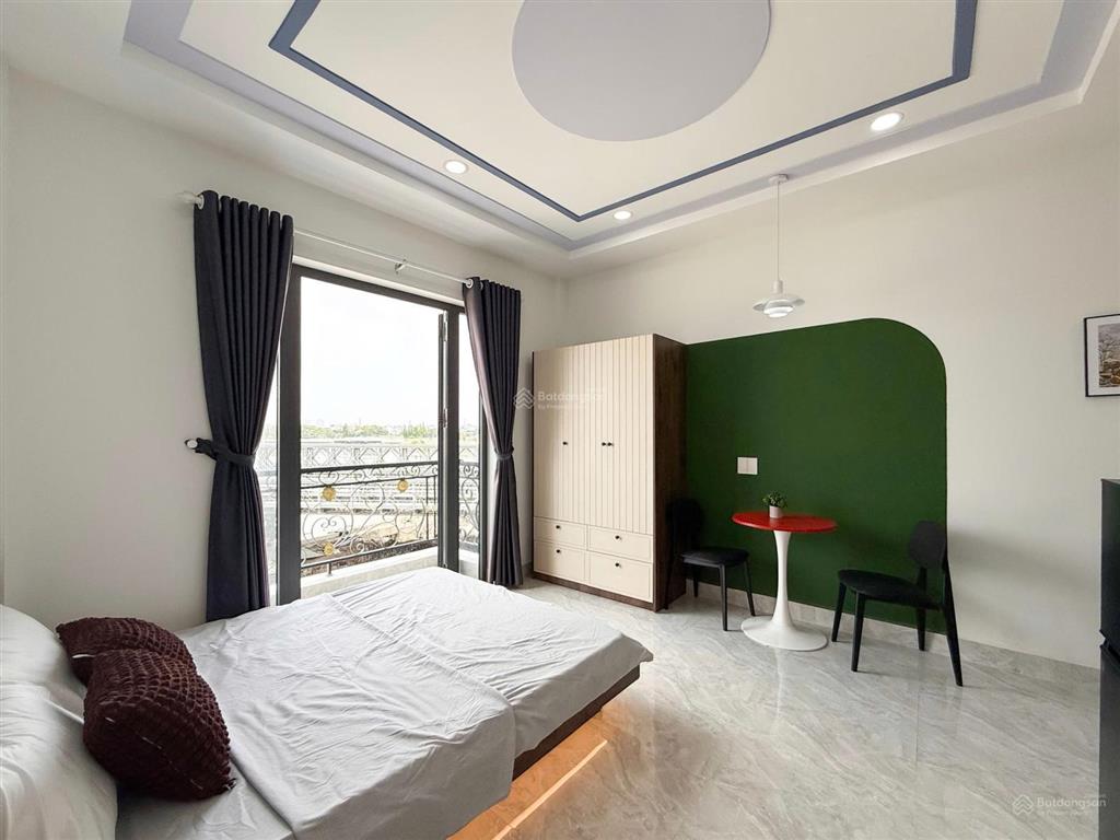 Khai trương căn hộ studio ban công full nội thất ngay nguyễn thái sơn  gần emart phan văn trị