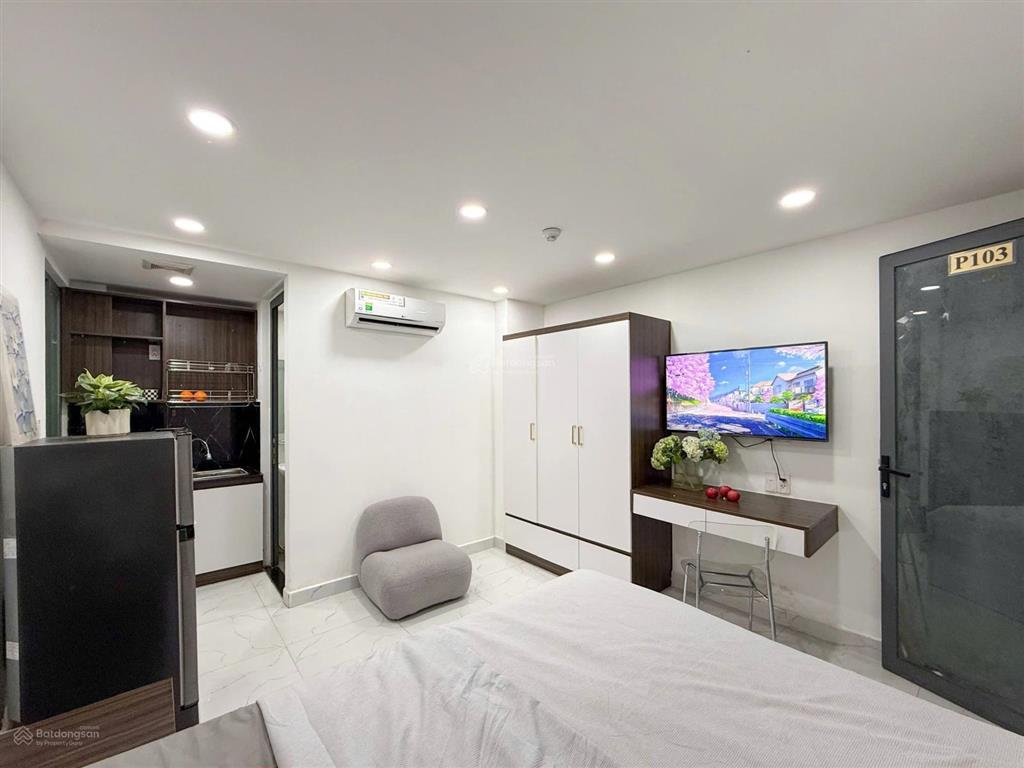 Studio full nội thất, thang máy ngay bùi hữu nghĩa  gần chợ bà chiểu  phan đăng lưu