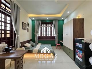 Chính chủ cho thuê studio cửa sổ thoáng full nội thất ngay lê đức thọ  gần chợ an nhơn