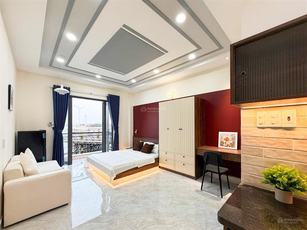 Chính chủ cho thuê studio ban công  view sông full nội thất ngay trần bá giao  gần phan văn trị