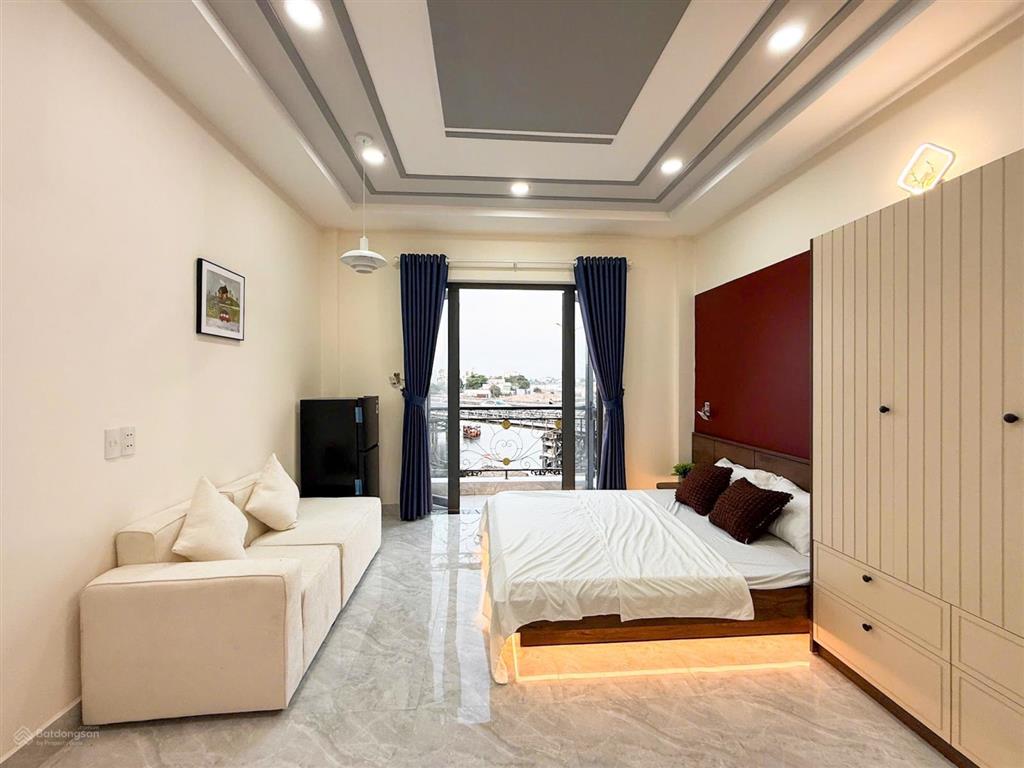 Chính chủ cho thuê studio ban công  view sông full nội thất ngay trần bá giao  gần phan văn trị
