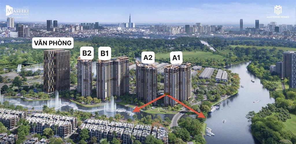 Cắt lỗ 1,8 tỷ căn 3pn hoa hậu masteri park place view trực diện nhạc nước