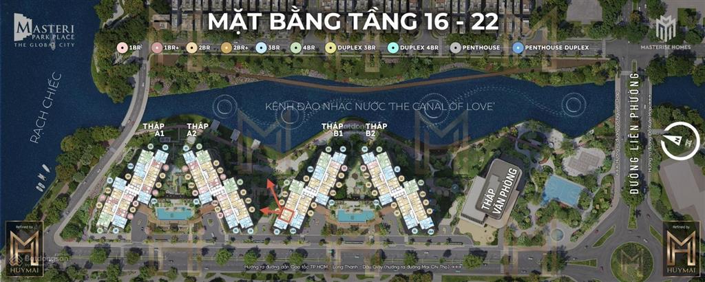 Mất thanh khoản cần bán gấp 2pn masteri park place lỗ 1.3tỷ tầng cao view công viên nhạc nước