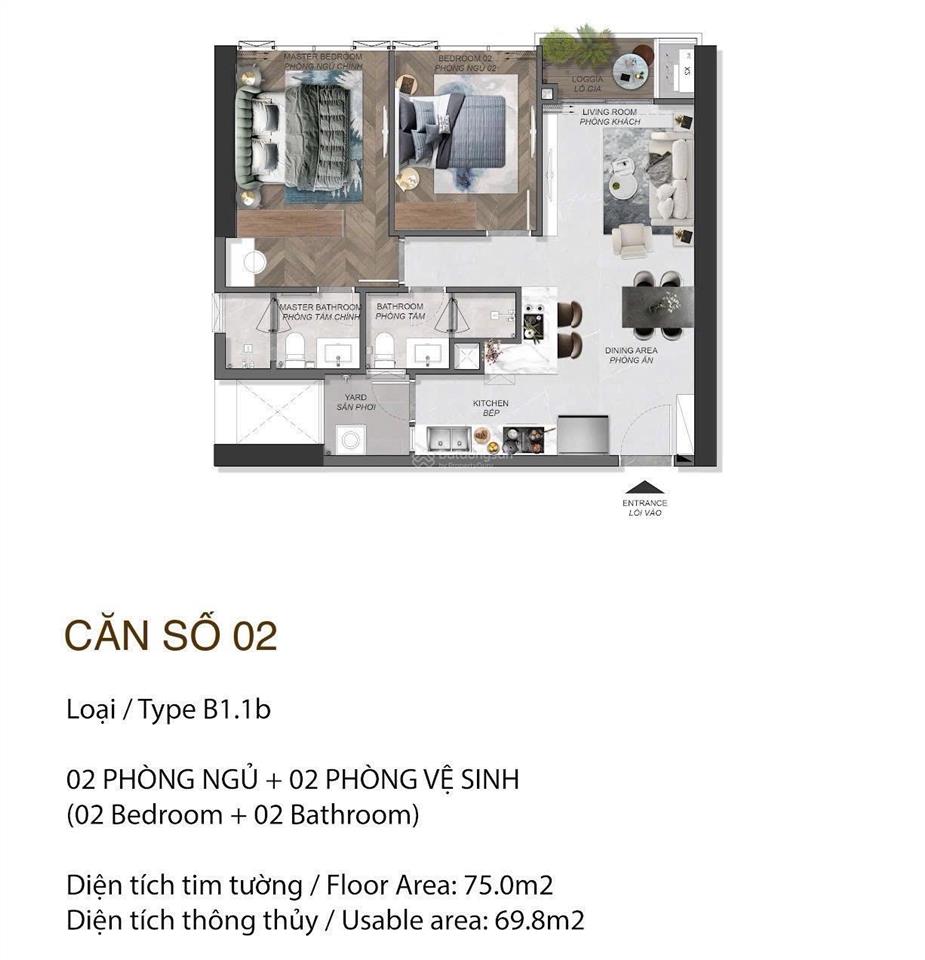 Hiếm có căn 2pn trực diện khu tdtt rạch chiếc giá hời lỗ 100tr có thương lượng