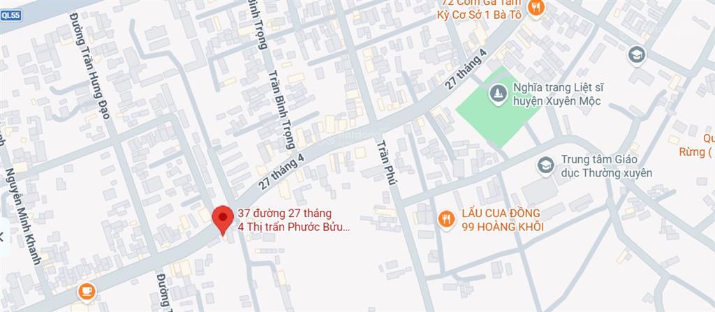 Giá 55 tỷ, bán lô đất đẹp hồ tràm