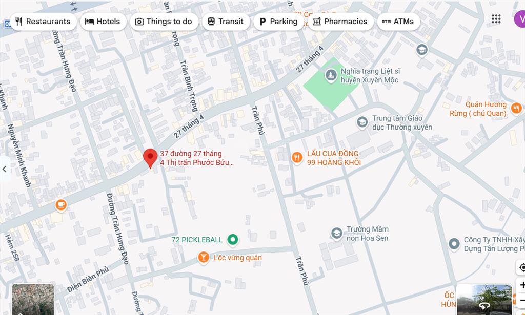 Giá 55 tỷ, bán lô đất đẹp hồ tràm