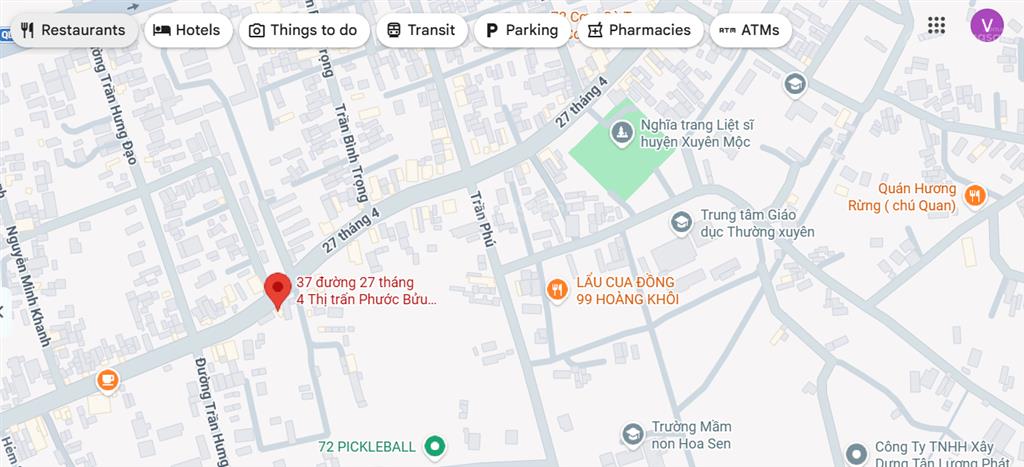 Giá 55 tỷ, bán lô đất đẹp hồ tràm