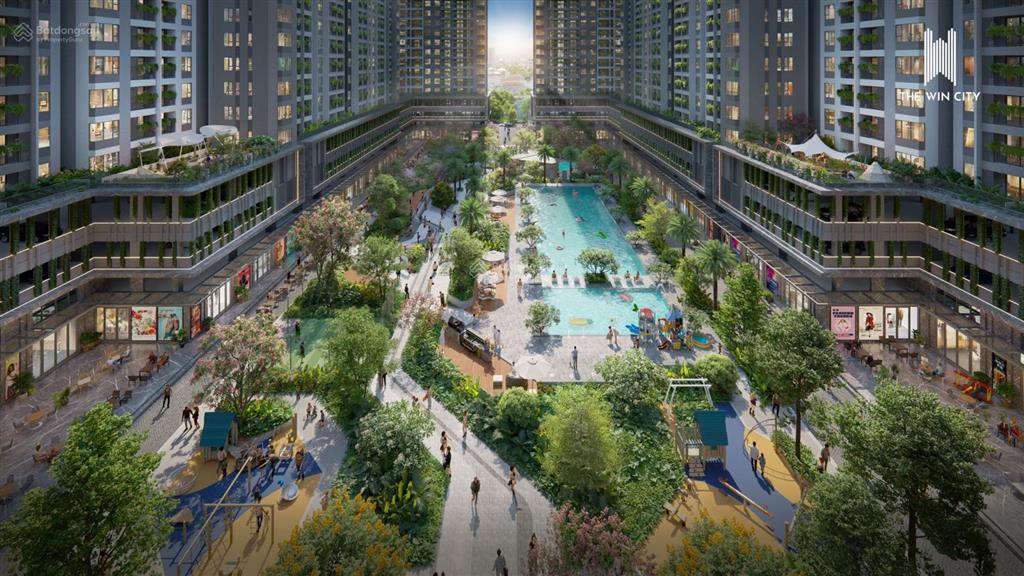 Bán shophouse trong dự án the win city  view hồ bơi olympic. hỗ trợ xe đưa đón xem dự án.  ngay