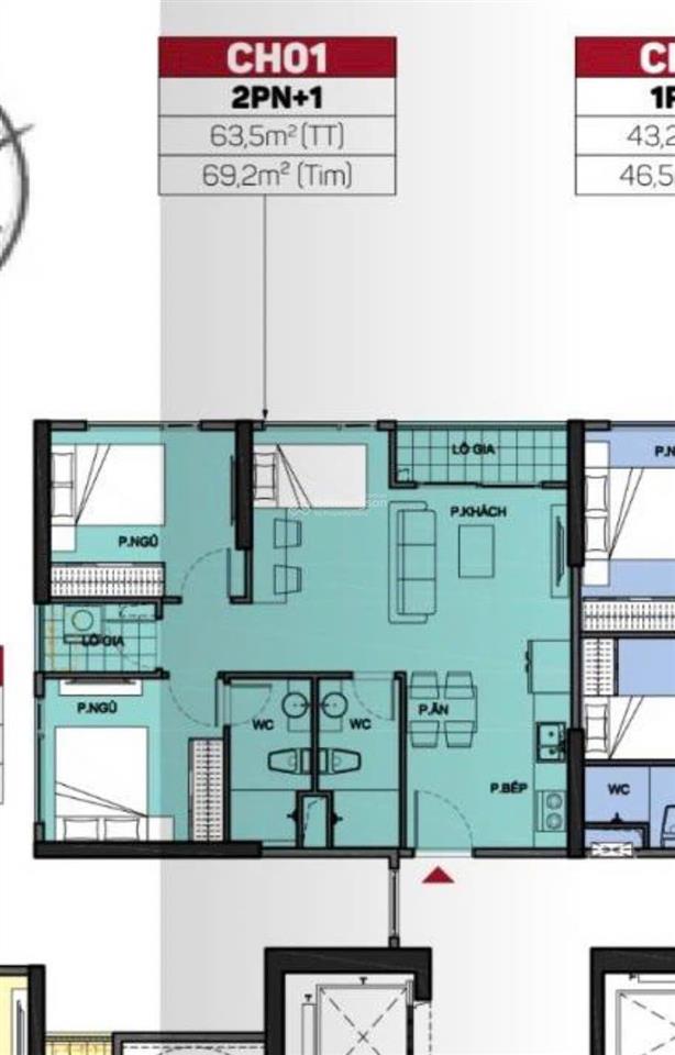 Chủ ngộp bán gấp căn 2pn+ vinhomes grand park 69m2, giá 3,2 tỷ (btp)