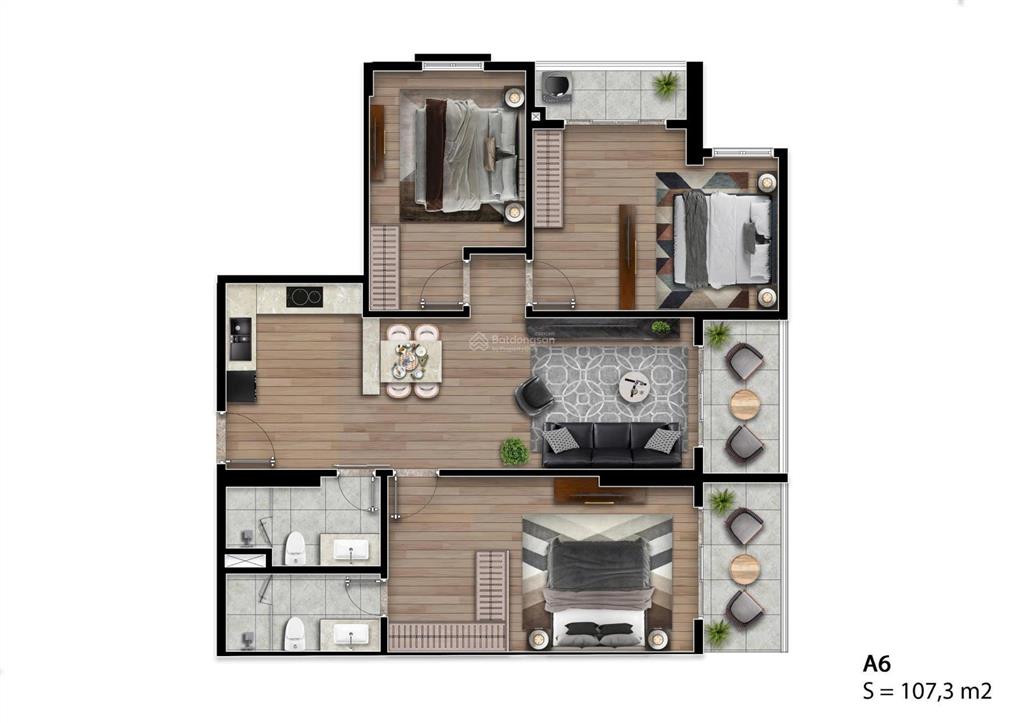 Bán căn góc 108m2 flc hausman giá 9,95 tỷ