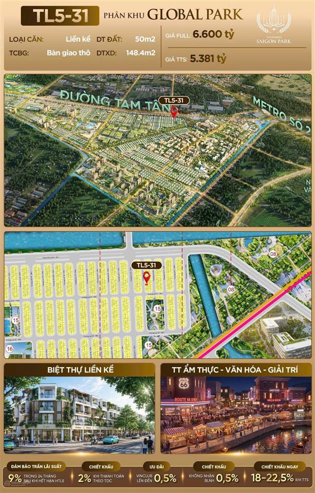 Cặp căn siêu hót  vinhomes saigon park  vinhomes hóc môn. giá chỉ từ 5,3 tỷ !
