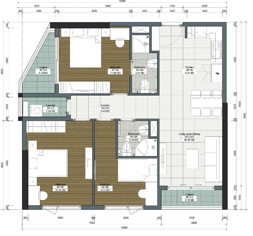 Bán căn hộ chung cư the pegasuite, 5,5 tỷ, 100m2, q8, hcm, đẹp, nhiều tiện ích