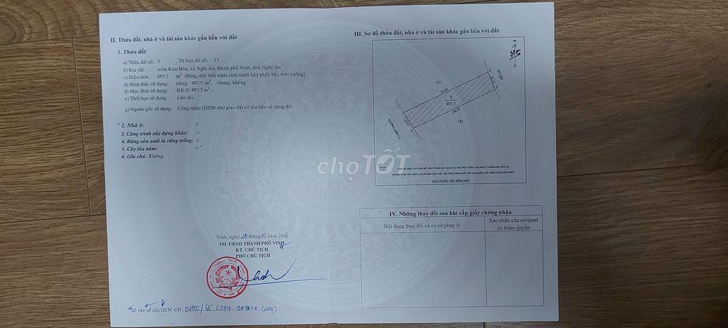Thanh lý đất thổ cư toàn nền giá tốt