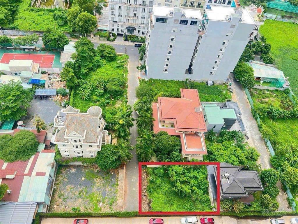 Bán đất khu biệt thự phân lô đẹp thảo điền  317m2  205 tr/m2