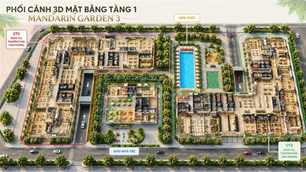 Mandarin garden 3 sản phẩm mới của hòa phát, giá dự kiến 7x triệu/m2 căn hộ 2pn