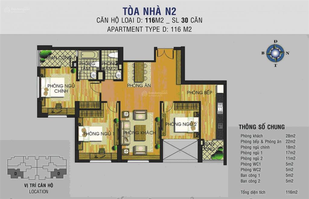 Cần bán căn hộ 25 lạc trung toà n02, căn góc 3pn, 2wc 116m hướng đông ,nhà đẹp, sổ đỏ giá rẻ 8.5 tỷ
