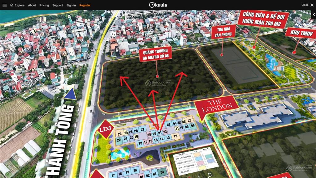 Bán căn 2 pn2wc toà ld3 view quảng trường ga metro 55m2 giá 3ty860 net, bàn giao cđt có smarthome