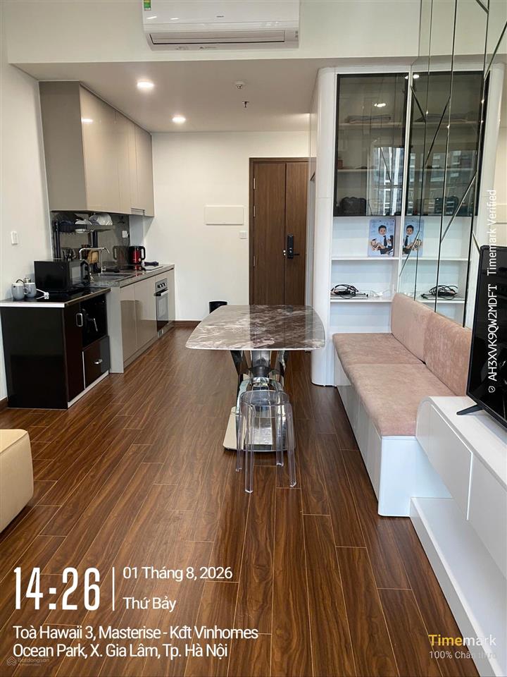 Cho thuê căn 3 ngủ tầng trung toà h3 giá chỉ 15tr/tháng, view đẹp, 01/09 vào được