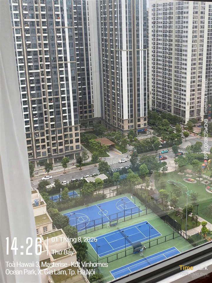 Cho thuê căn 3 ngủ tầng trung toà h3 giá chỉ 15tr/tháng, view đẹp, 01/09 vào được