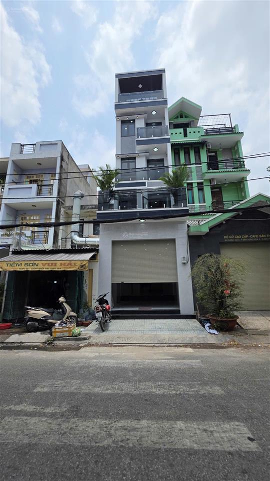 Bán nhà mt kinh doanh đường số 8  ngay đường tốt, văn cao  4x17m trệt 4 lầu mới đẹp, 10,8 tỷ tl