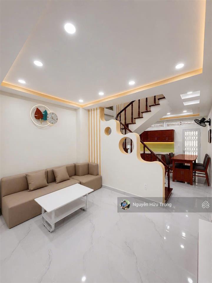 Bán nhà mới đẹp lý thánh tông  2 mặt hẻm xe hơi  tặng full nội thất 4x12m 2 tầng 6,38 tỷ còn tl