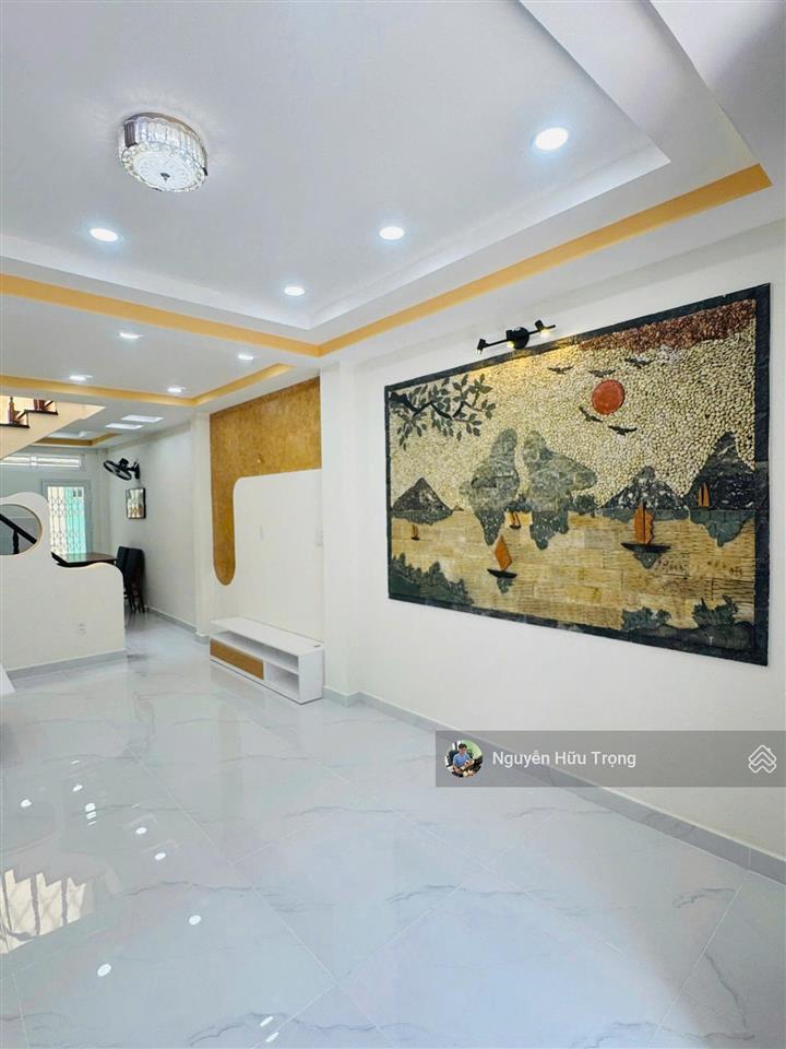 Bán nhà mới đẹp lý thánh tông  2 mặt hẻm xe hơi  tặng full nội thất 4x12m 2 tầng 6,38 tỷ còn tl
