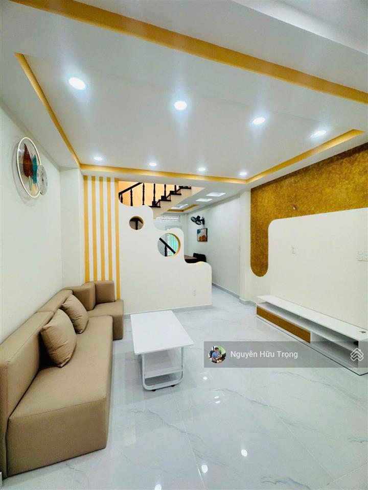 Bán nhà mới đẹp lý thánh tông  2 mặt hẻm xe hơi  tặng full nội thất 4x12m 2 tầng 6,38 tỷ còn tl