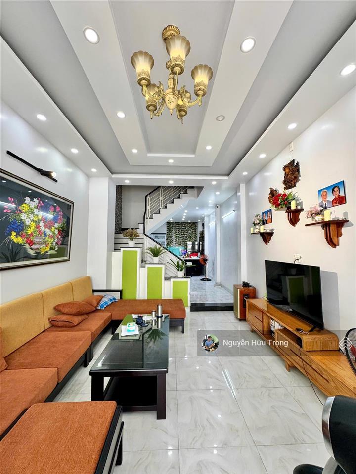 Mặt tiền đường nhựa  số 12 cư xá độc lập 4x15m 4 tầng mới đẹp vào ở ngay giá 9,4 tỷ còn tl