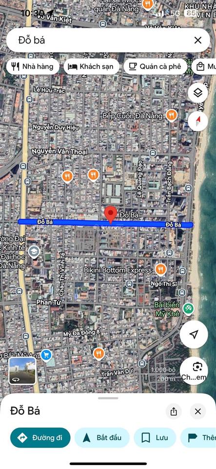 Cần bán lô đất mặt tiền đỗ bá gần ngũ hành sơn